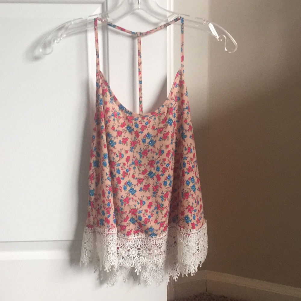 Floral tank top